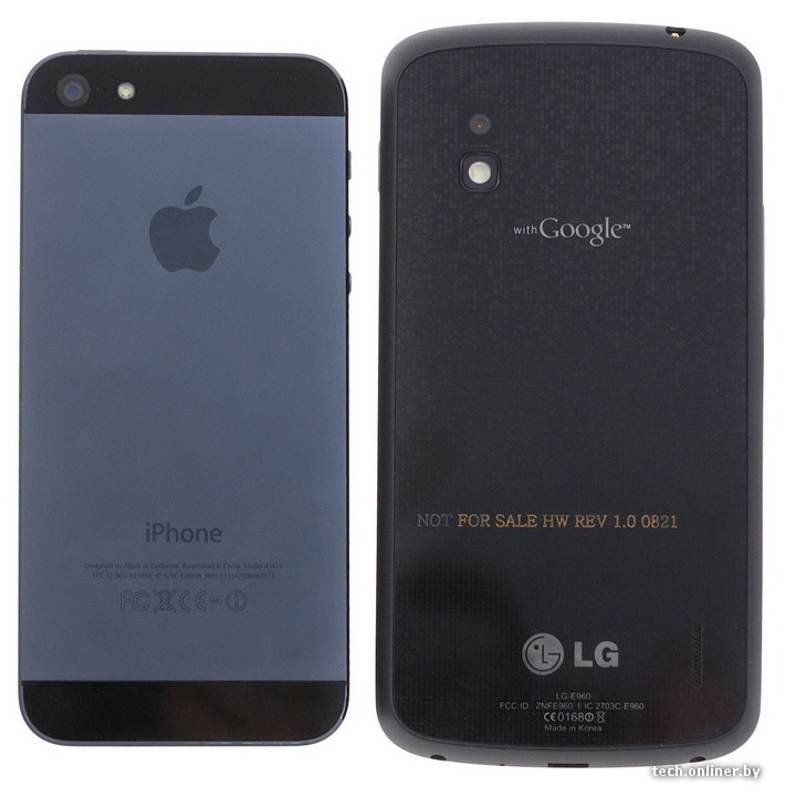 LG Nexus vs. iPhone 5
